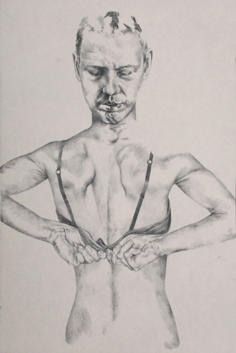 The Day I Became A Woman (Where were you), pencil on paper, 30 x 42 cm, 2014